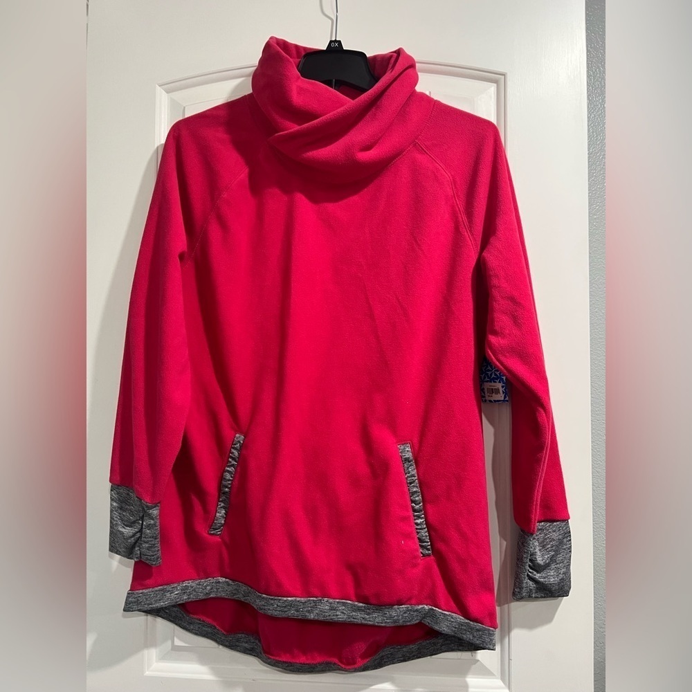 Women’s Old Navy‎ pink grey gray pullover sweatshirt XL new NWT active